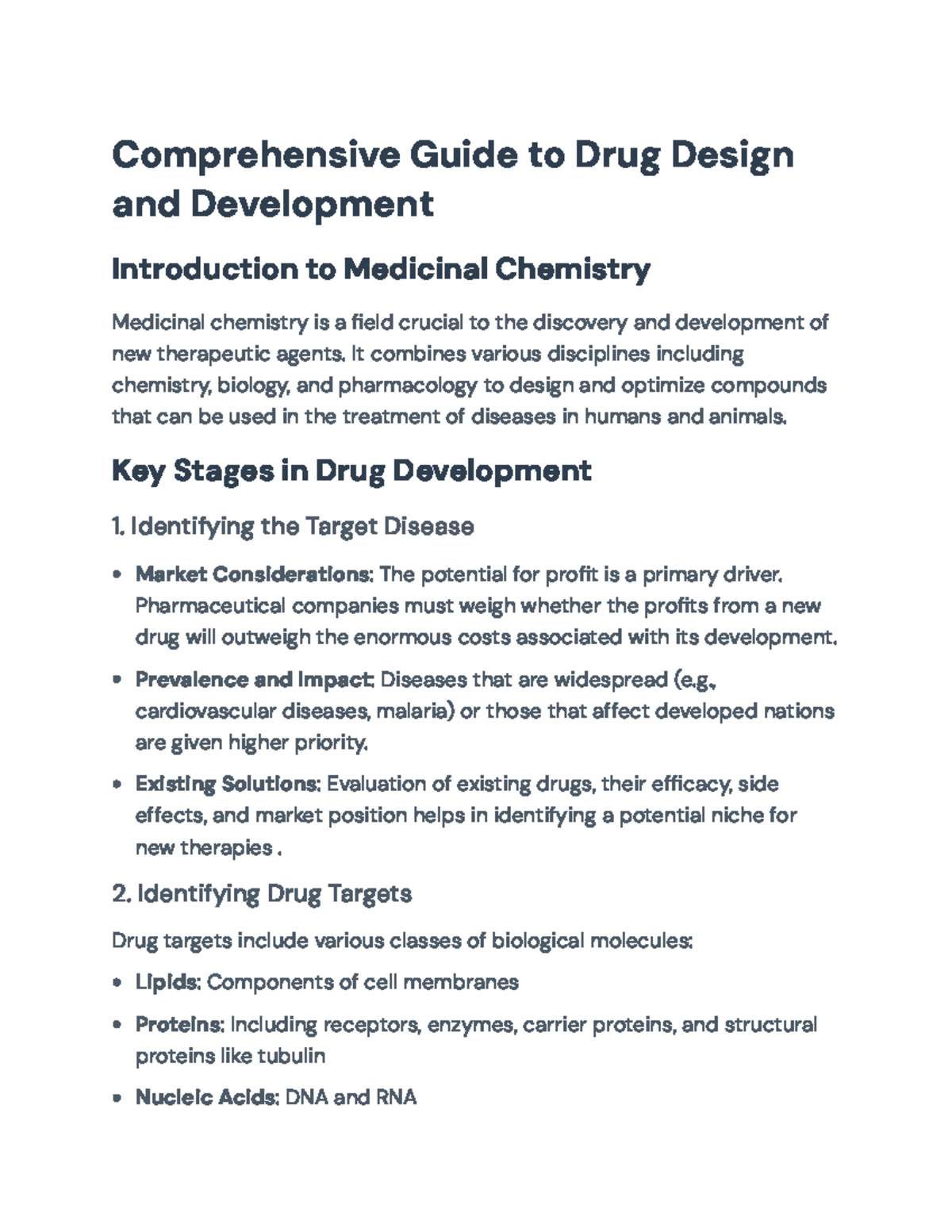 Comprehensive Guide to Drug Design & Development in Medicinal Chemistry ...