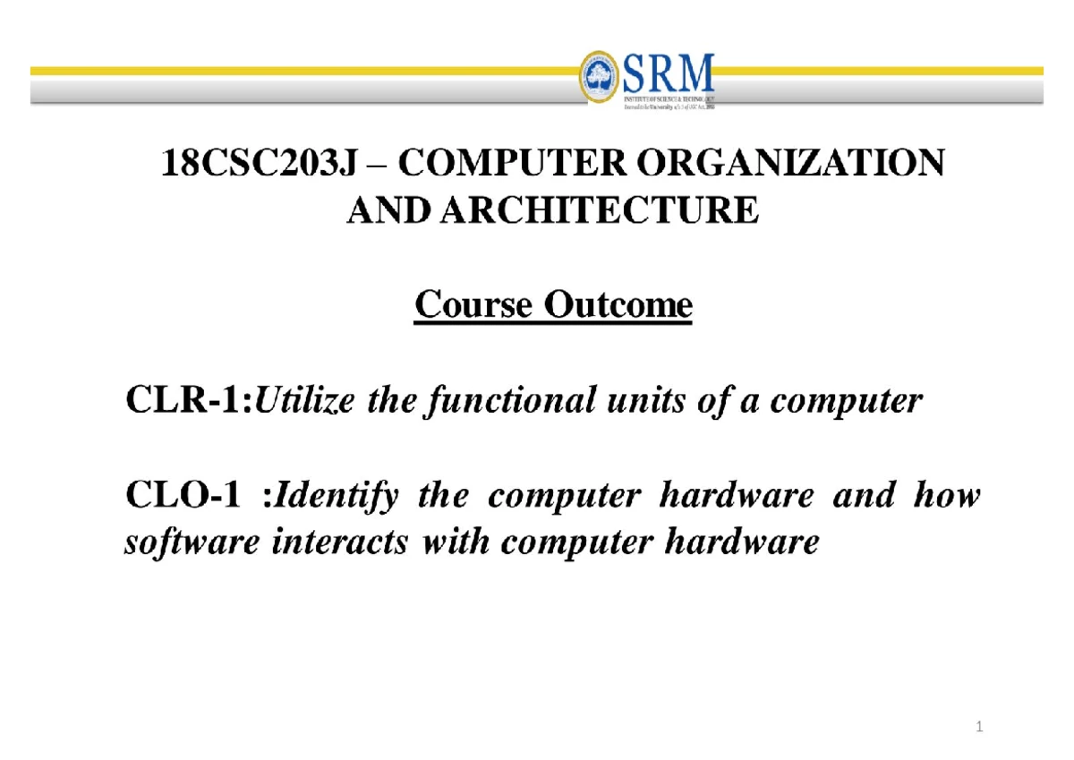COA unit 2 - hello world - Computer science - I 2 ) 4) - Studocu