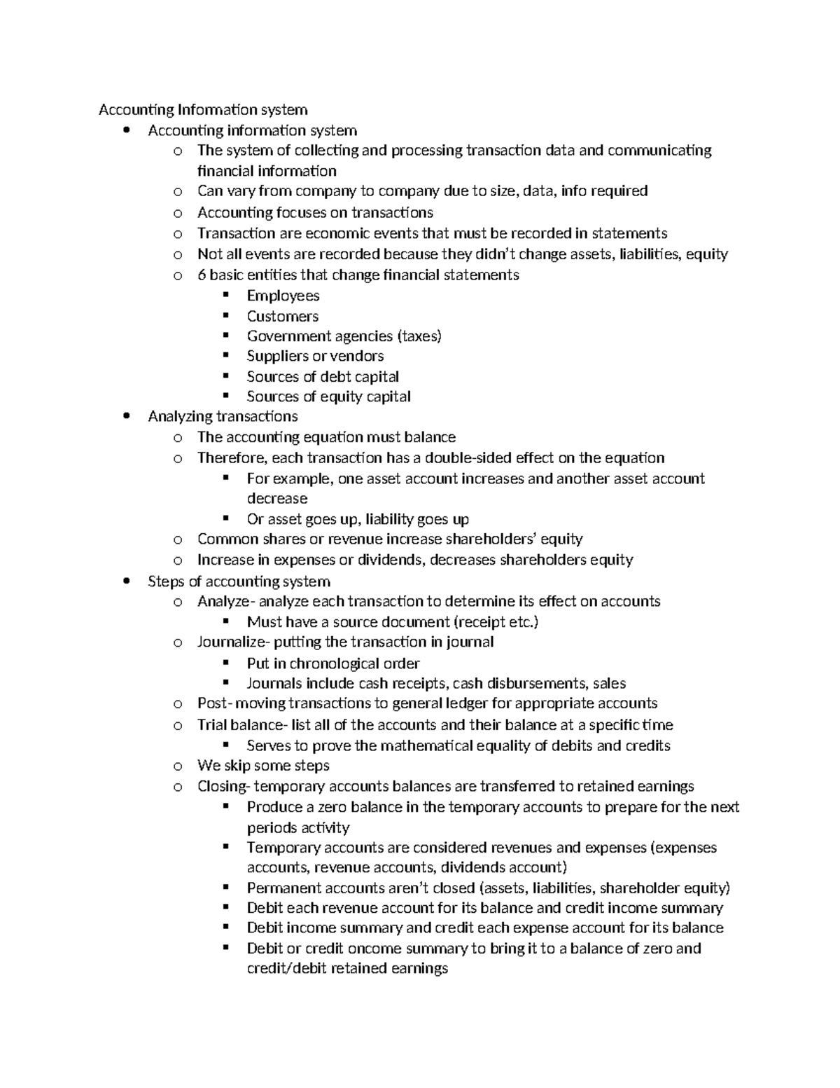 Accounting Information system lesson 3 - Accounting Information system ...