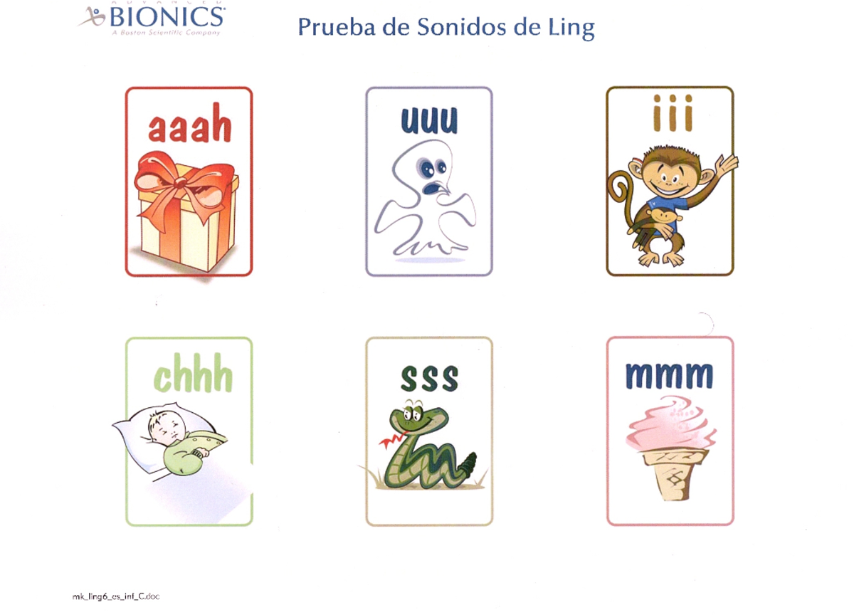 TEST DE LING termolaminar - Audiologia - to BIONICS A Boston Scientific ...