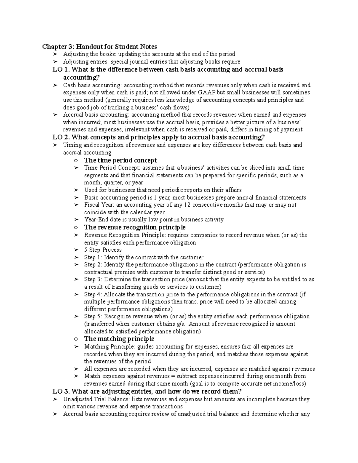 Accounting Chapter 3 Outline - Chapter 3: Handout for Student Notes ...