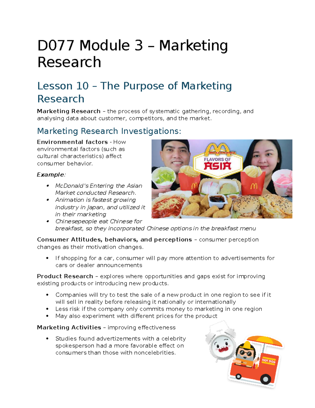 D077 Module 3 Marketing Research Study Guide: Key Concepts & Techniques ...