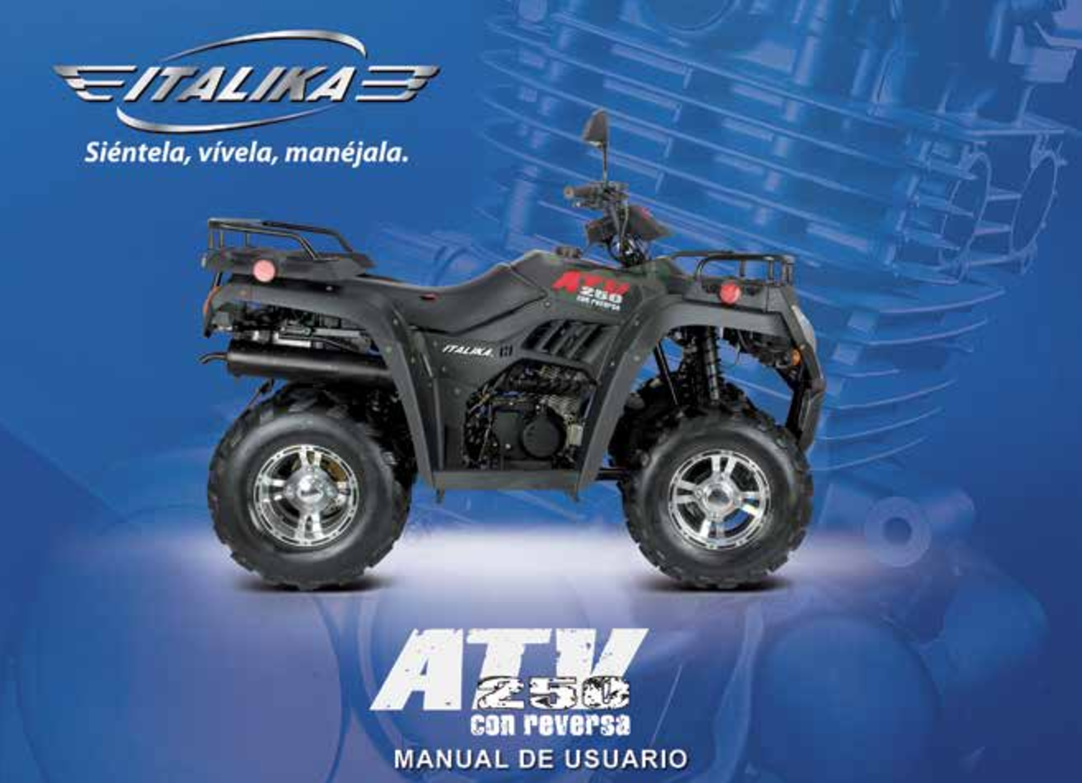 Manual De Cuatrimoto Italika Atv 250