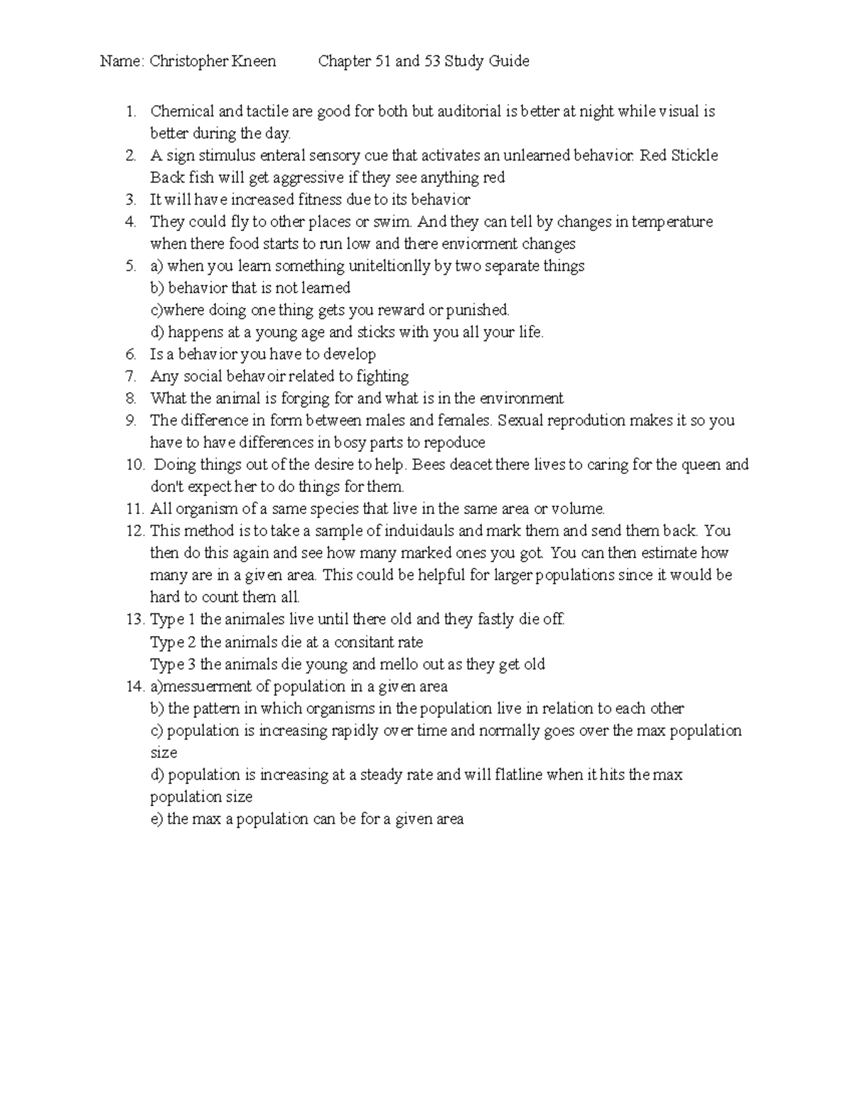 Study Guide for Chapters 51 & 53 - Key Concepts Review - Studocu
