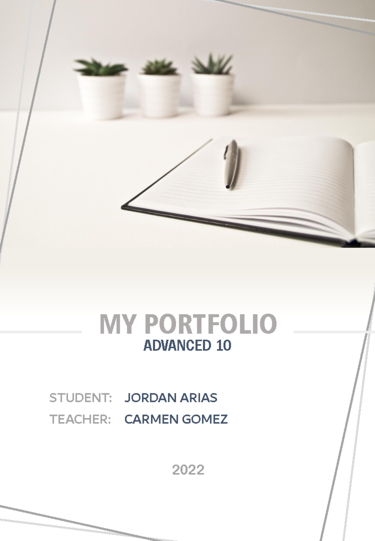 Advanced 10 Portfolio of Jordan Arias - ICPNA - Studocu
