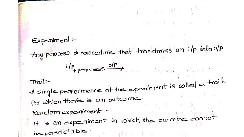 PTSP Notes UNIT 1 - ............... - 1 pmocedure Aok dransforms an ilp ...