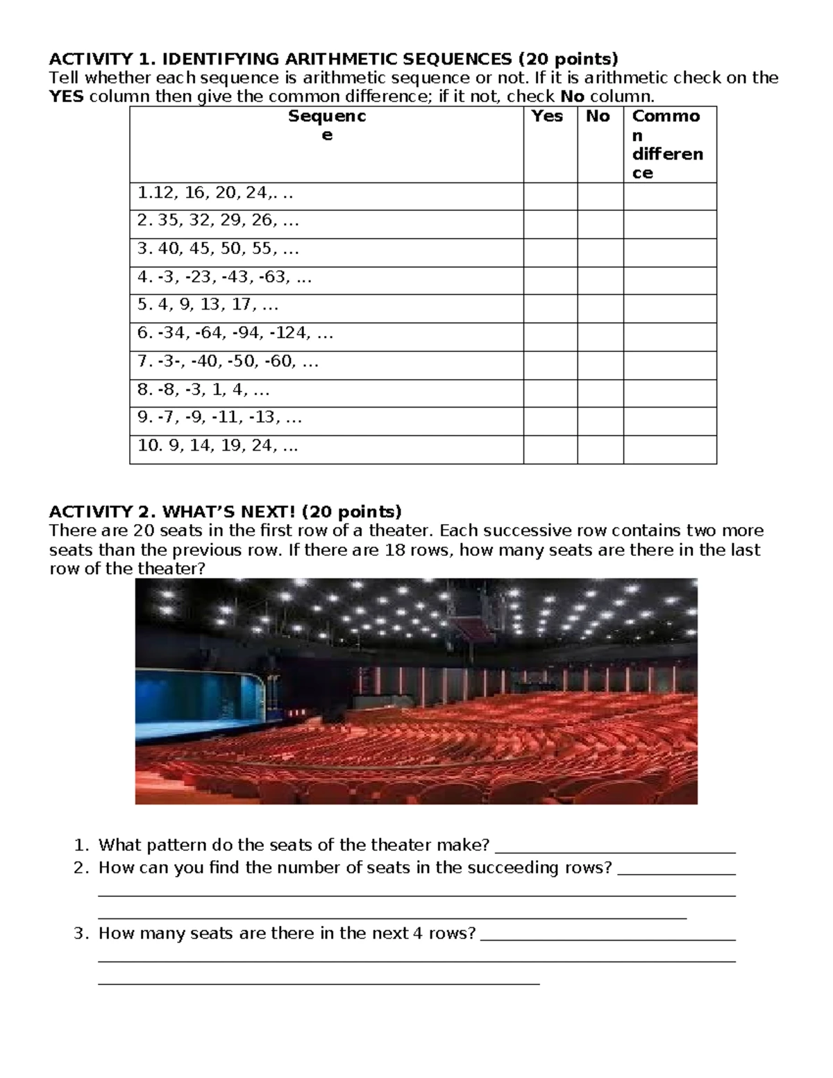 Activity 4 dissimilar rae - MATH 8 NAME