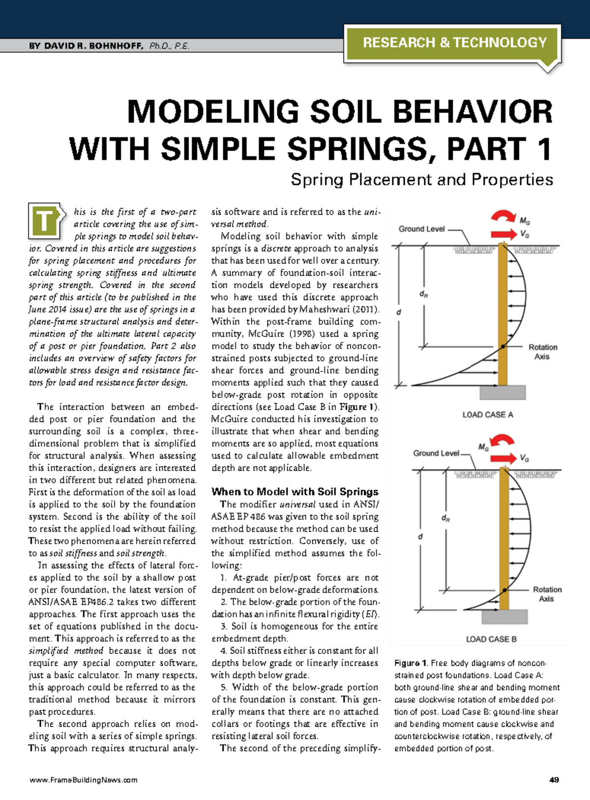 1404 - Modeling Soil Behavior with Springs: Part 1 - Spring Placement ...