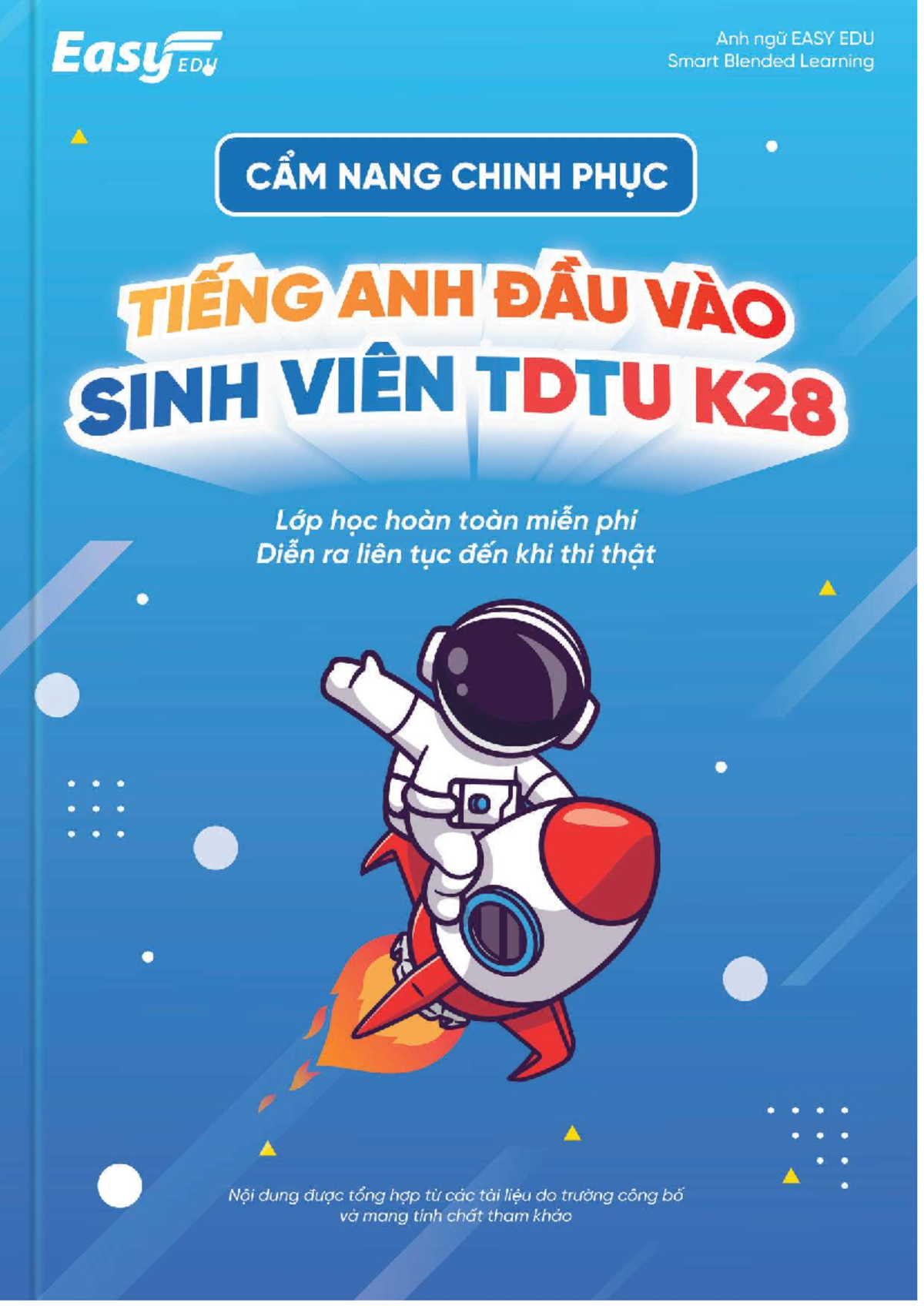 Cẩm nang ôn thi Tiếng Anh TADV TDTU cho Tân sinh viên K28 năm 2024 - Document Preview