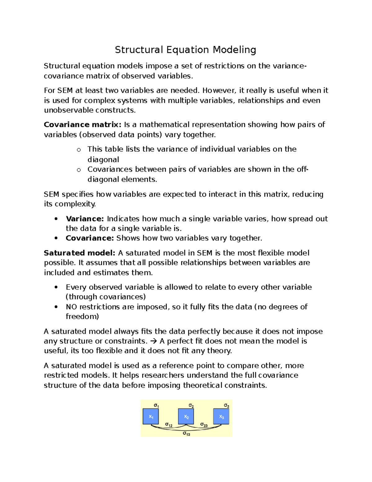 Structural Equation Modeling (SEM) Overview and Key Concepts - Studeersnel