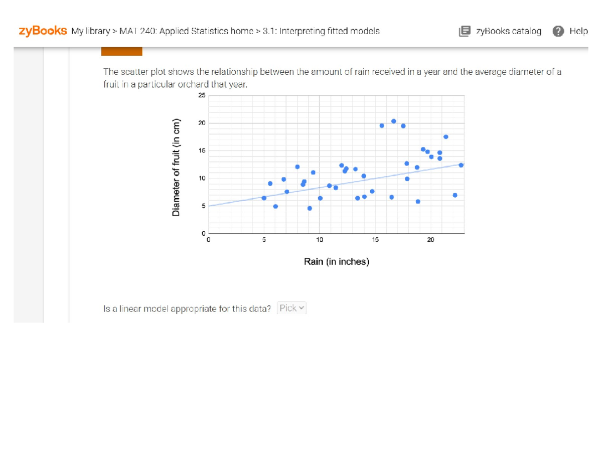 Mat240 - stats - MAT 240 - zyBooks My library MAT 240: Applied ...