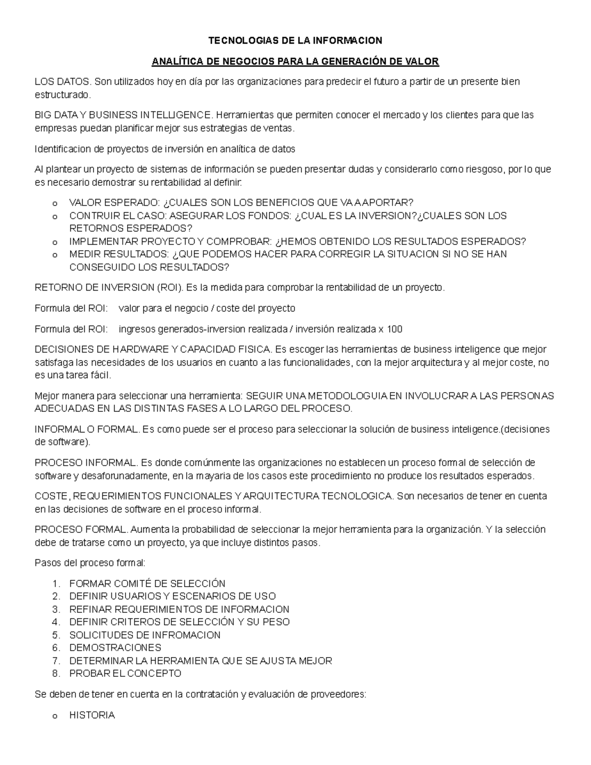 Guía de Tecnologías de la Información: Big Data y Business Intelligence ...