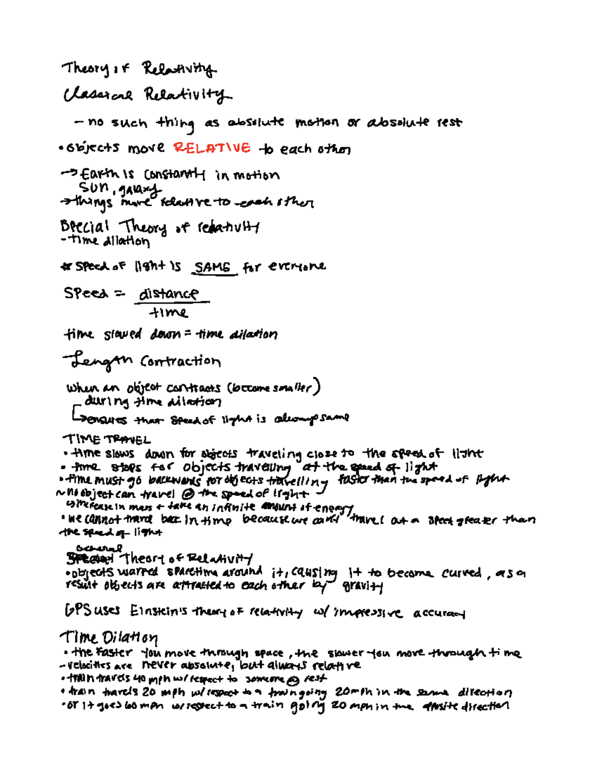 Ch 26 Physics II Lecture Notes: Theory of Relativity Explained - Studocu