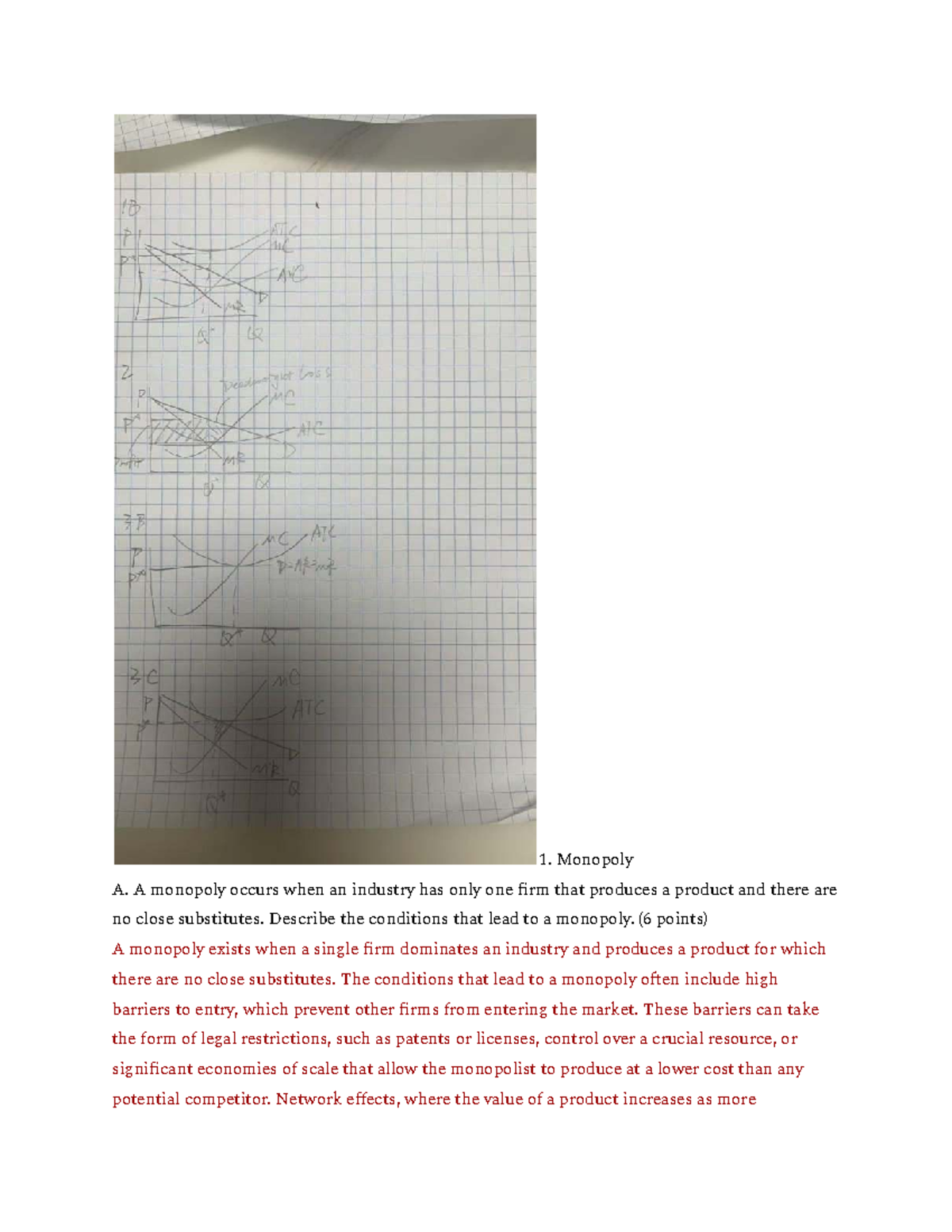 ECON 101: Monopoly, Oligopoly, and Perfect Competition Test Notes - Studocu