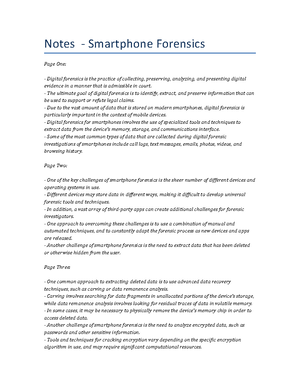 Lecture notes - Malware Analysis - Notes - Malware Analysis Page 1 ...
