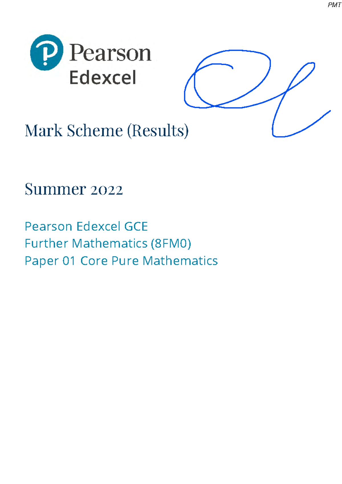 June 2022 MS - dsfg - Mark Scheme (Results) Summer 2022 Pearson Edexcel ...