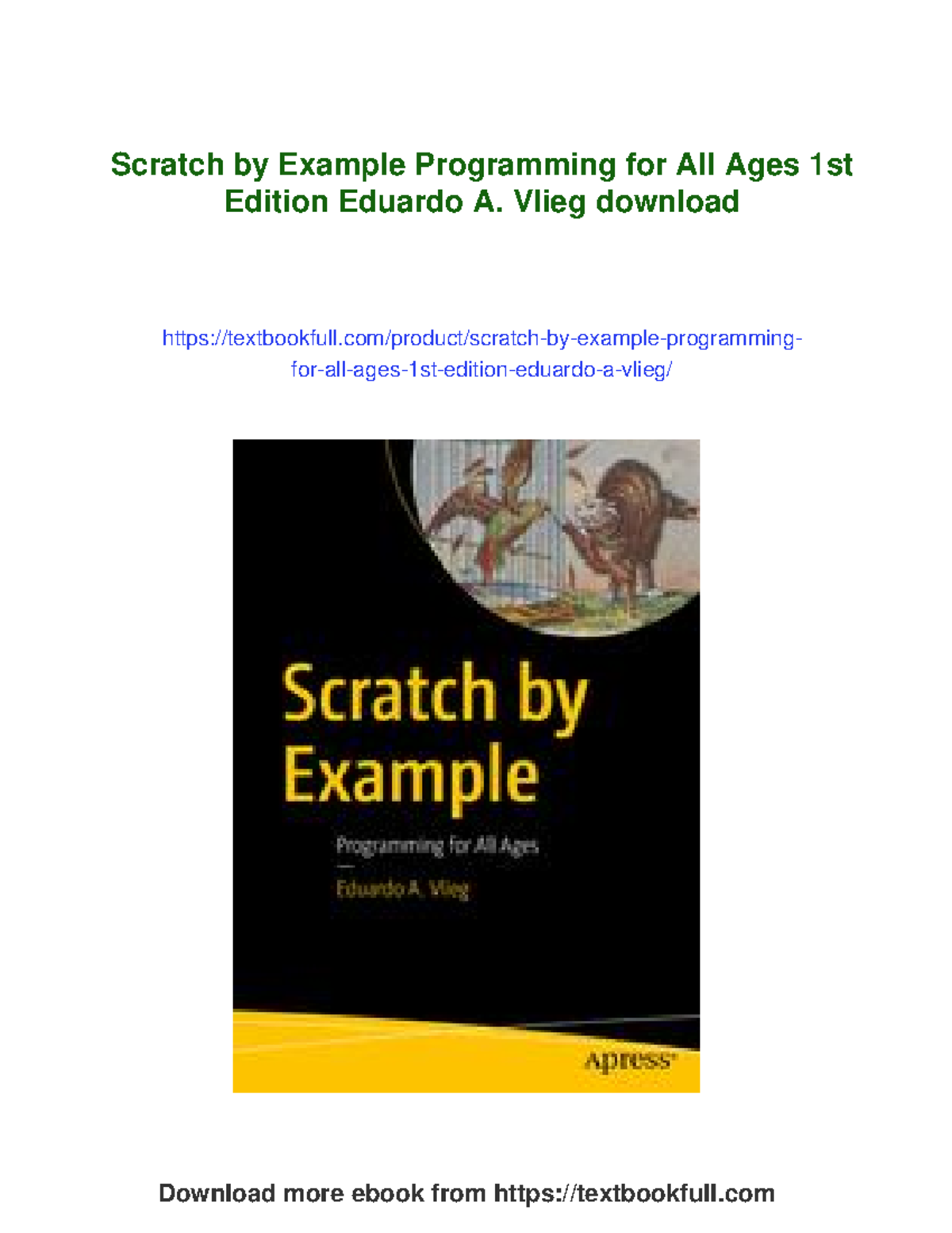 9021 - Scratch Programming by Example for All Ages, 1st Ed. - Studocu