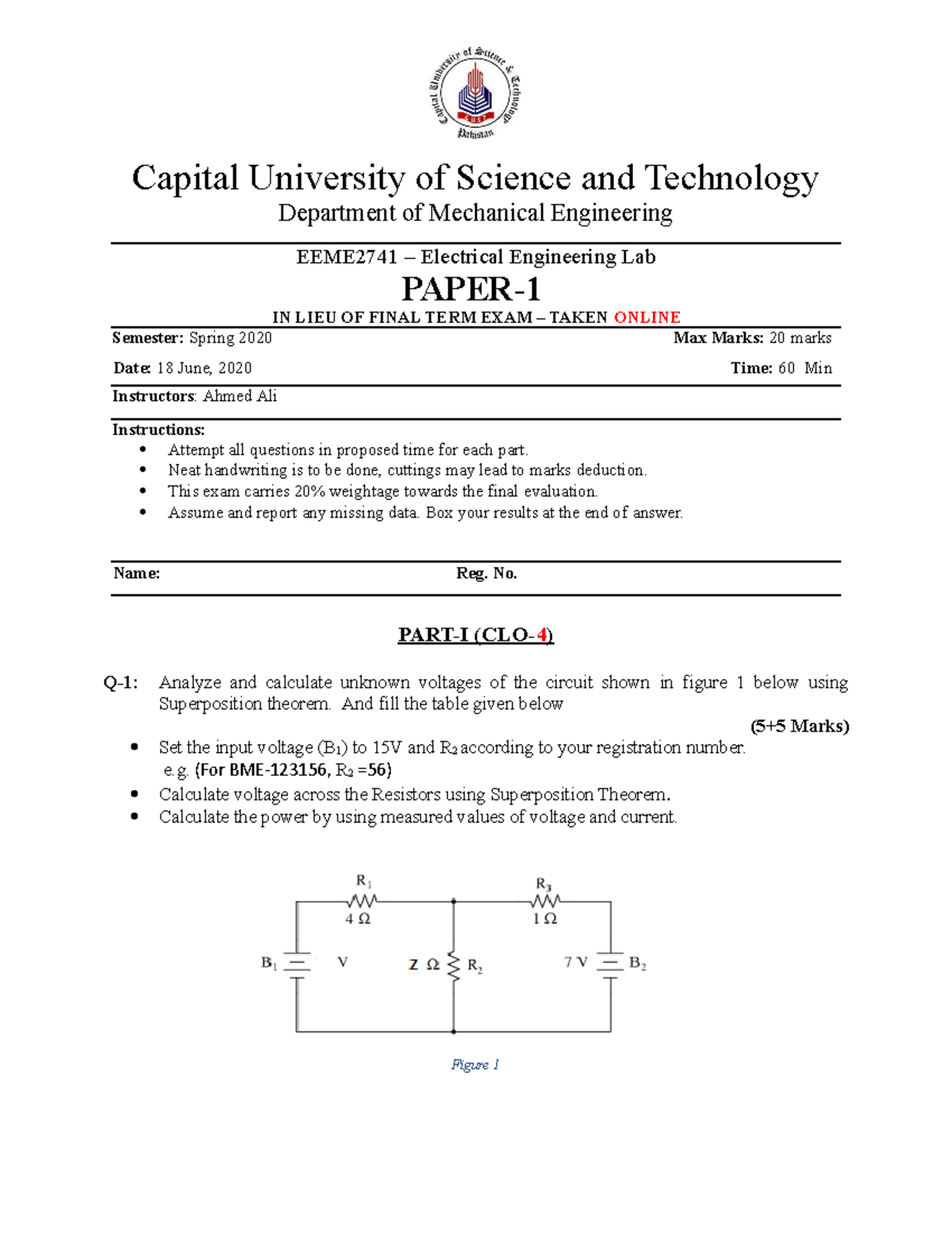 EEME2741 - Final Exam Notes for Online Electrical Engineering Lab - Studocu