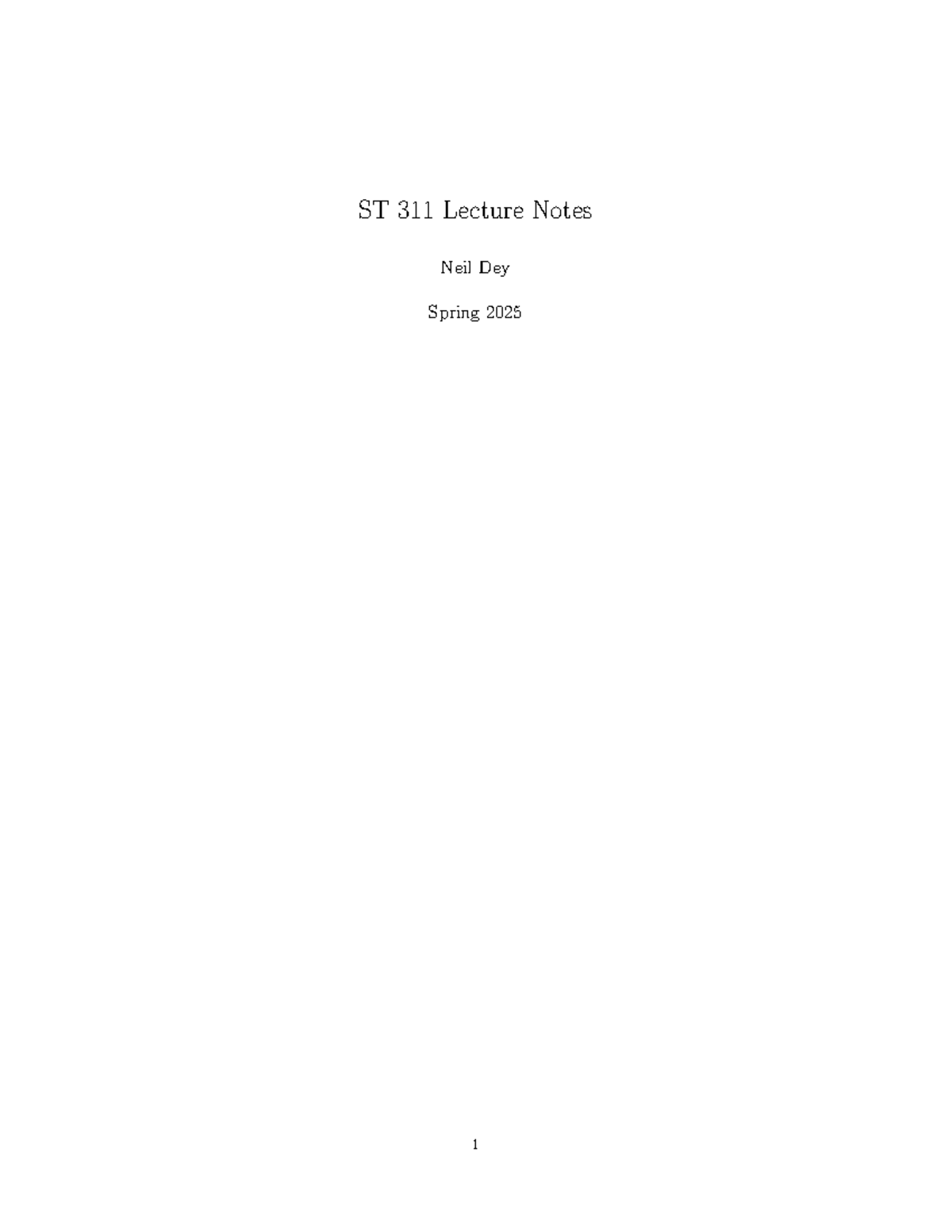 ST 311 Lecture Notes: Data Collection, Visualization, and Analysis ...