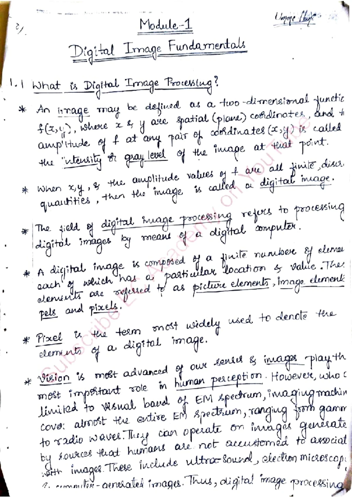 IP 5 - Image Processing Short & Long Question Notes - Studocu