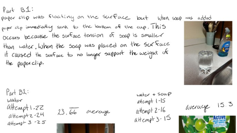 Lab 3 - Barometric Experiment: Surface Tension Analysis - Studocu
