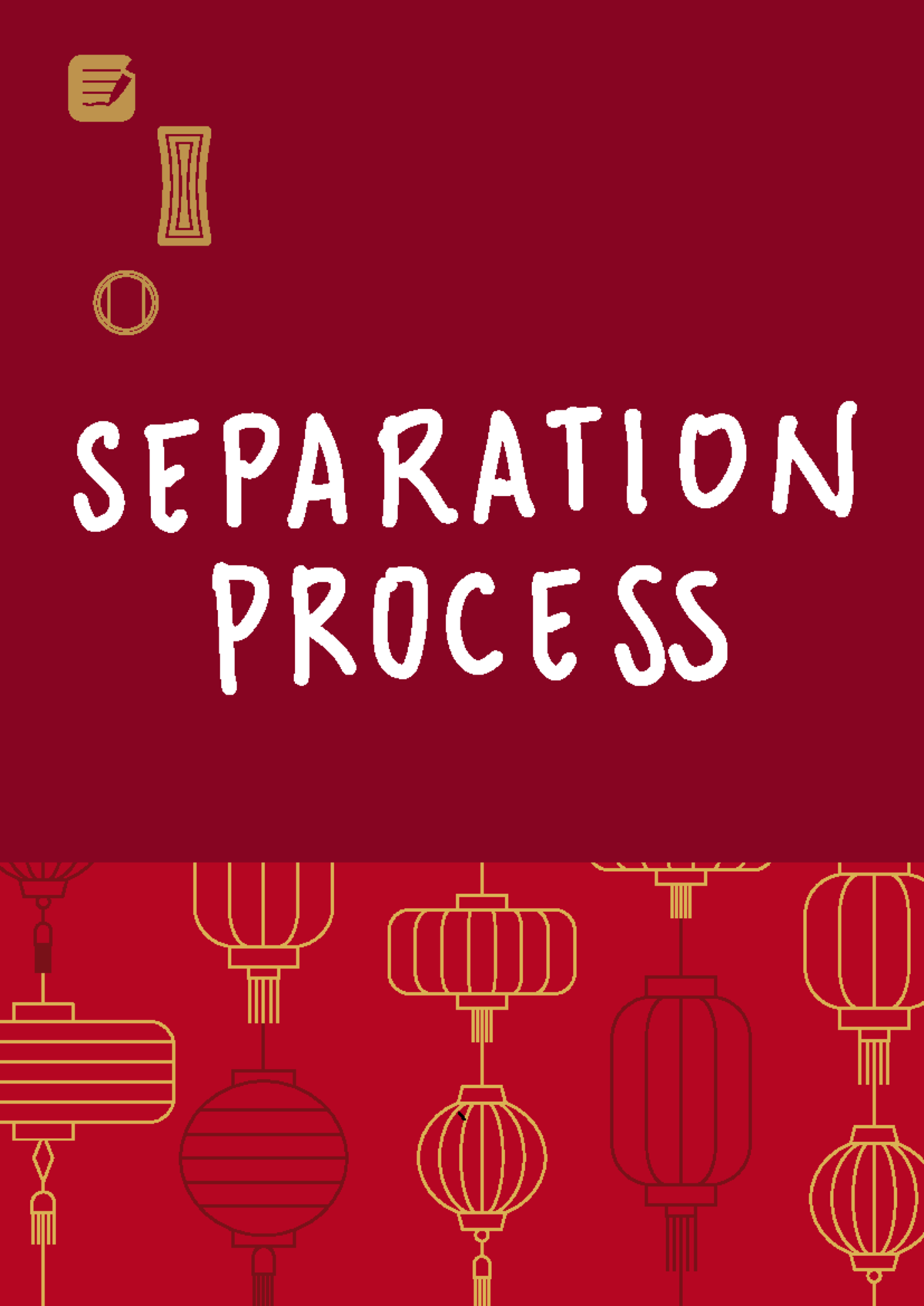 Separation Processes (CHEM 201): Comprehensive Study Notes - Studocu