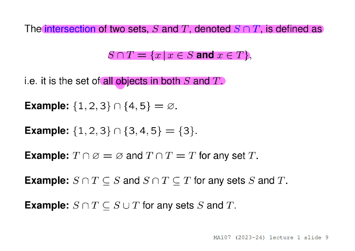 Lecture 1 Notes - 26 September 2023 - Studocu