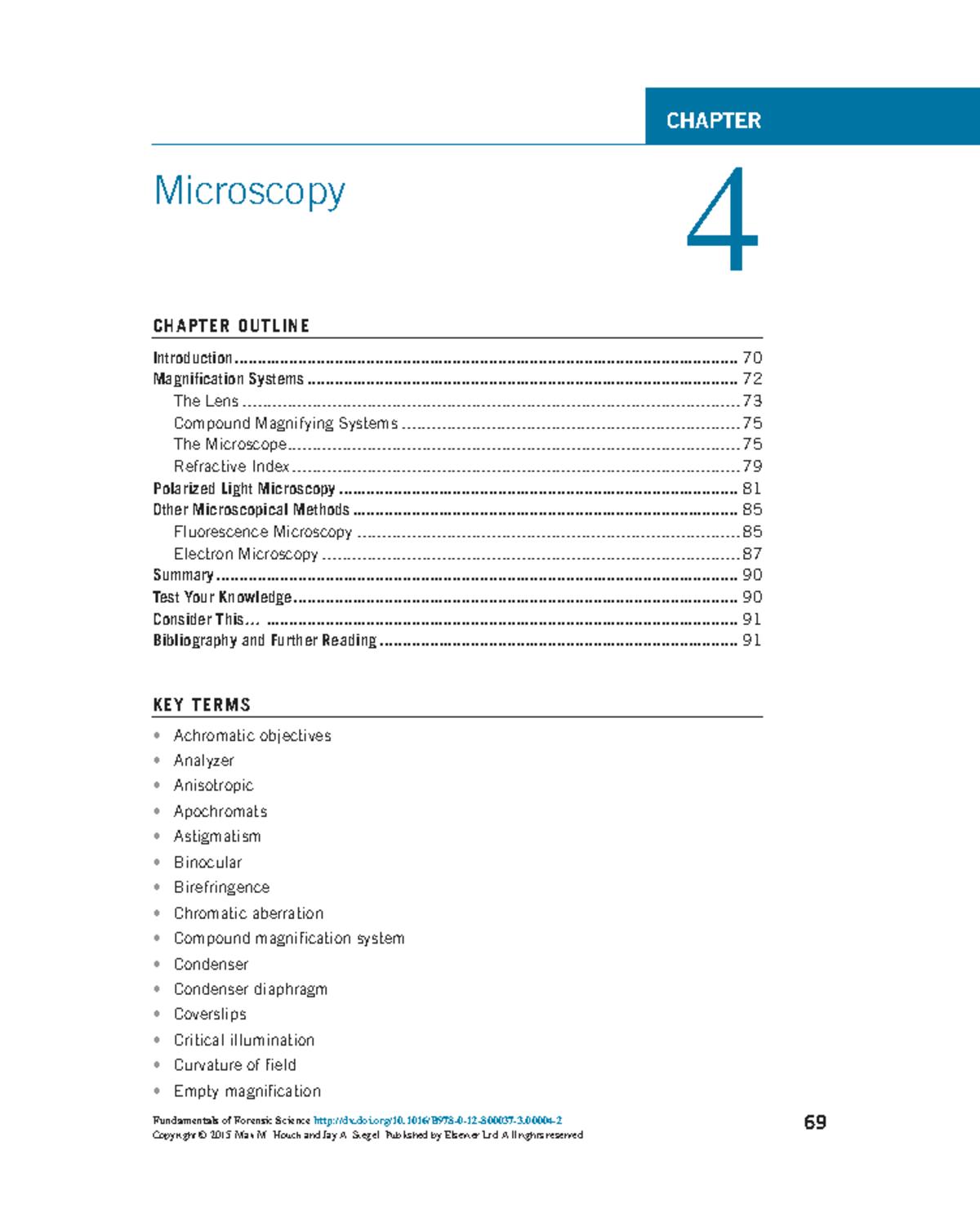 CHAPTER 4: Microscopy and Magnification Systems Overview - Studocu
