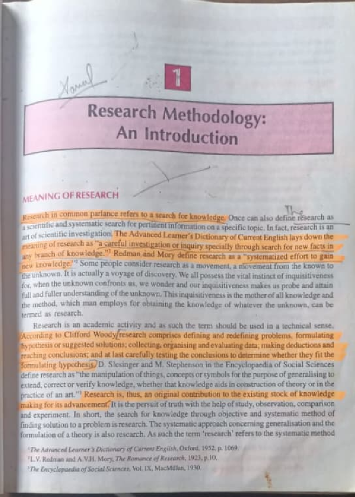 Research Methodology: An Introduction to Unit 1 (2024) - Studocu