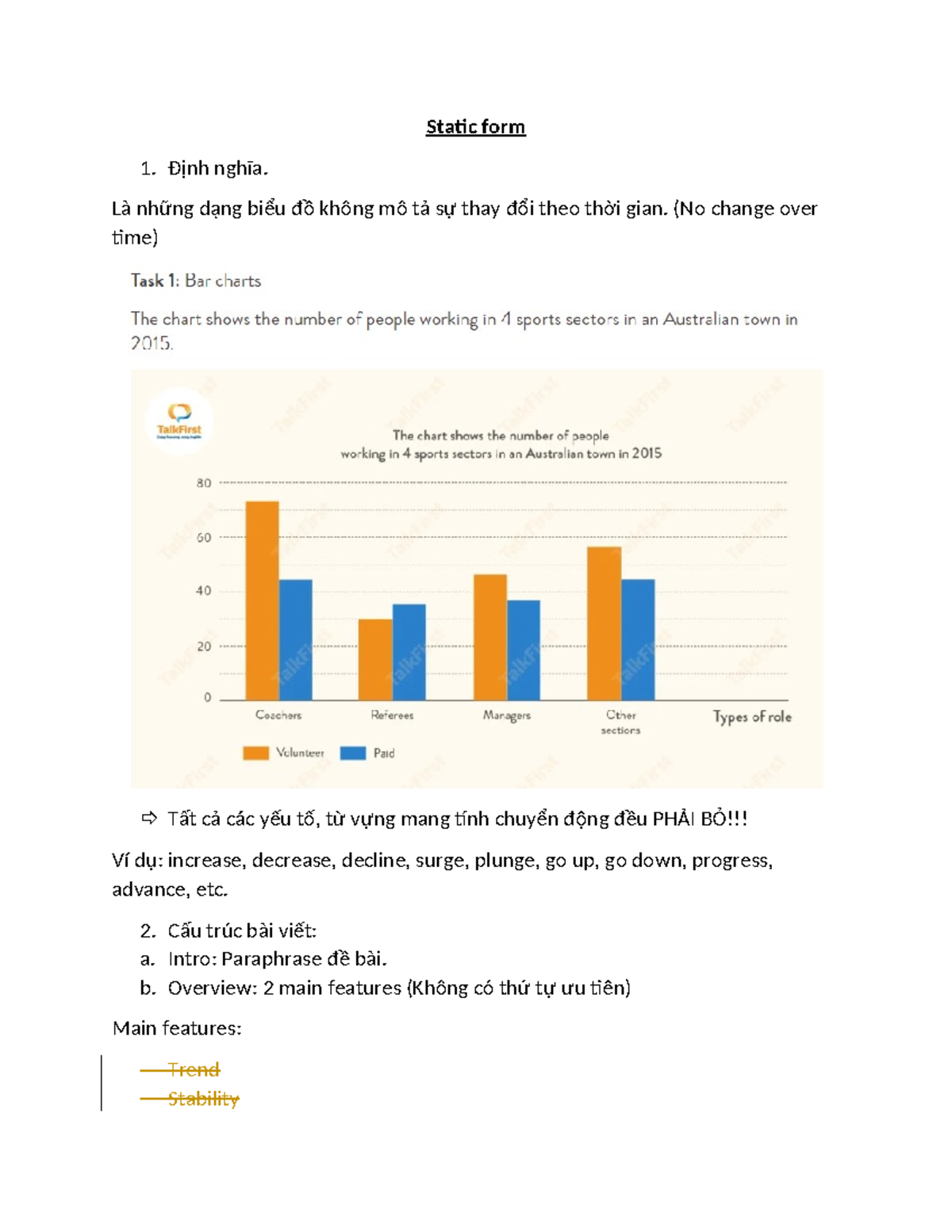 Static Form: Defining and Structuring Effective Reports on Data - Studocu