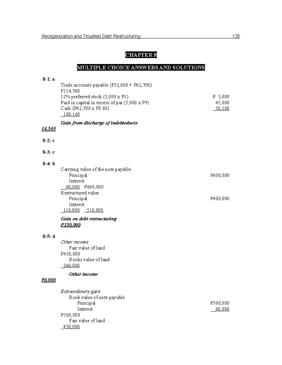 Solution manual Advanced Accounting by Guerrero & Peralta Chapter-8 ...