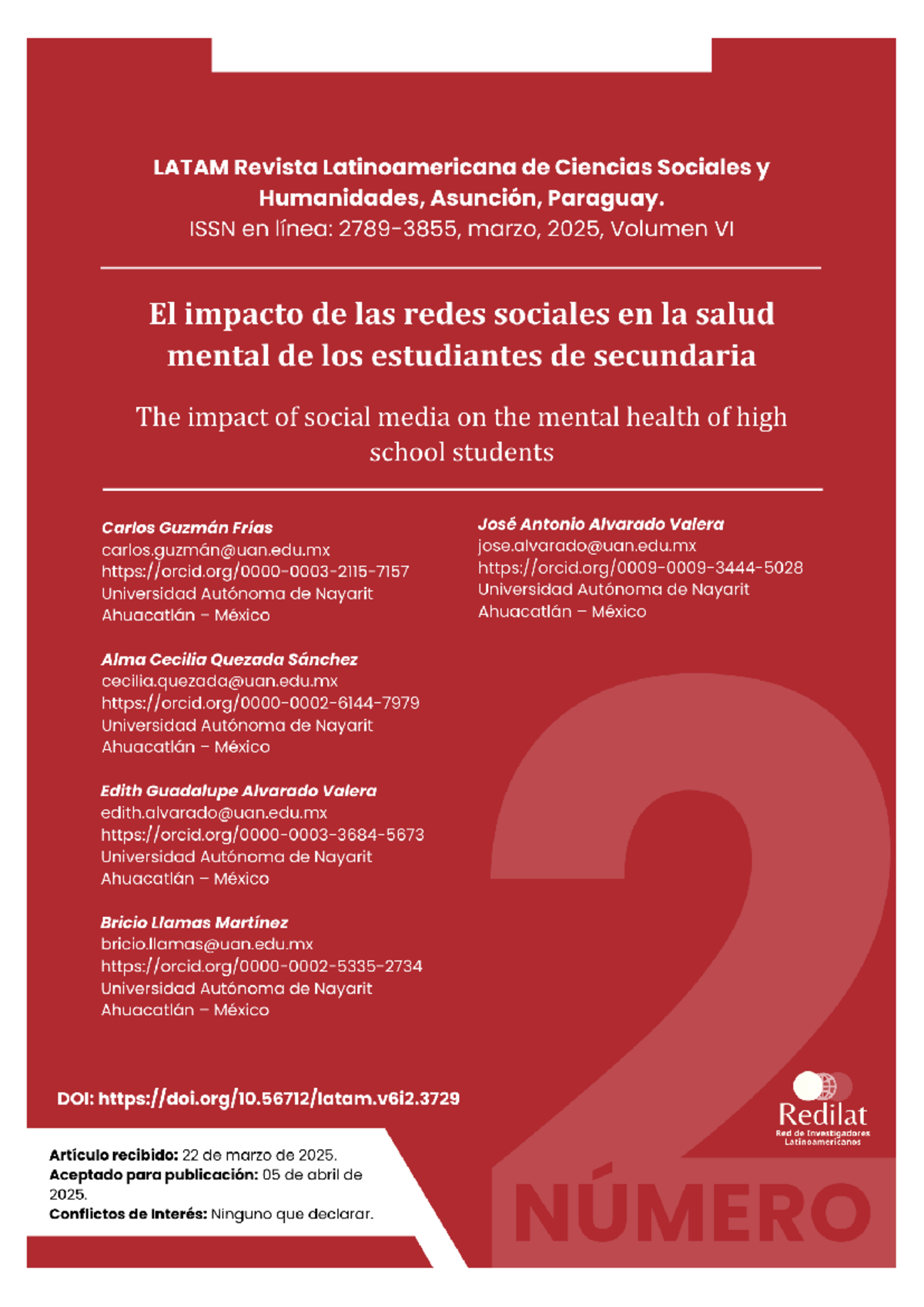 El impacto de las redes sociales en la salud mental de estudiantes de ...