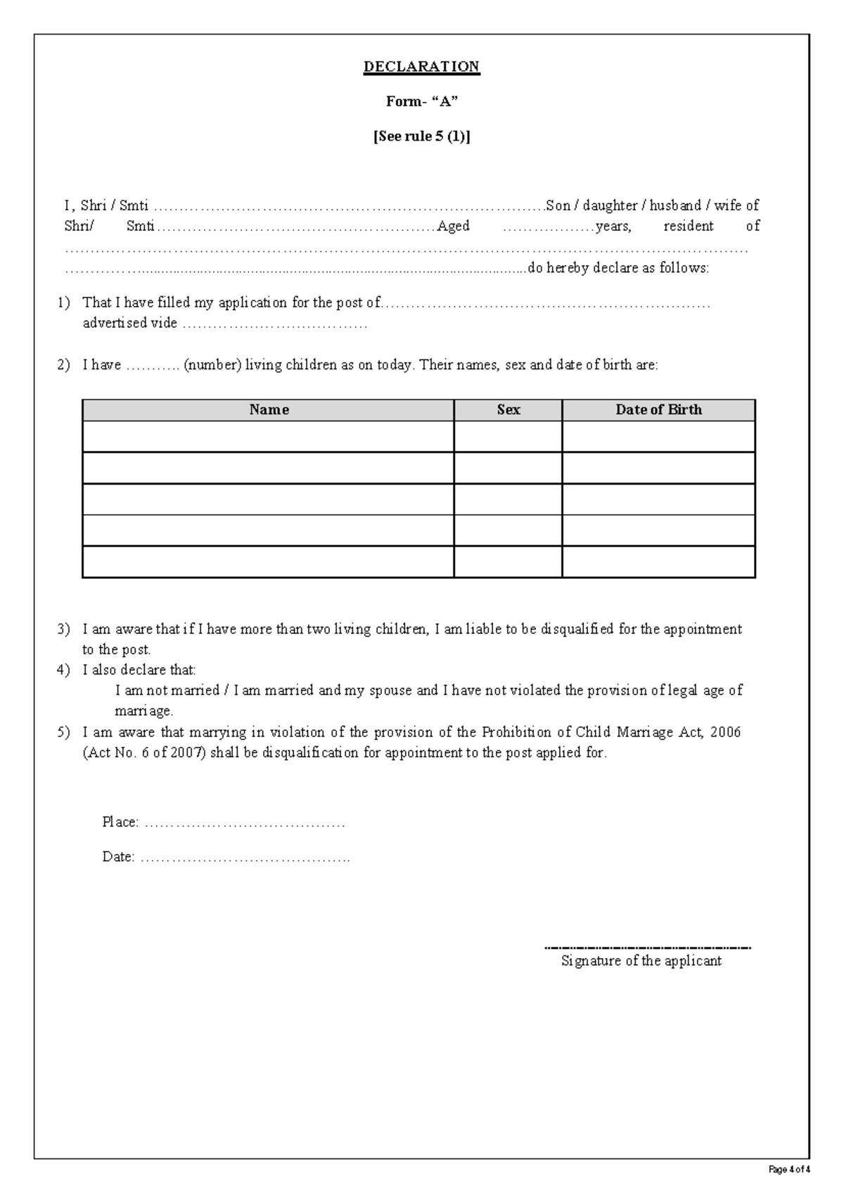 Declaration Form A - MAXNAME=n specifies a number, from 1 to 3276, that ...