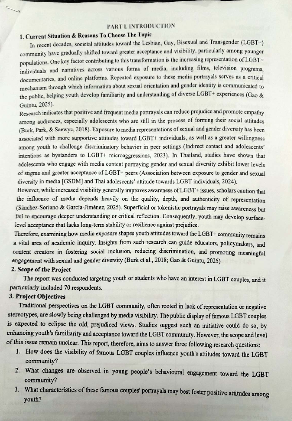 LGBT Representation in Media: Impact on Youth Attitudes (Inquiry ...