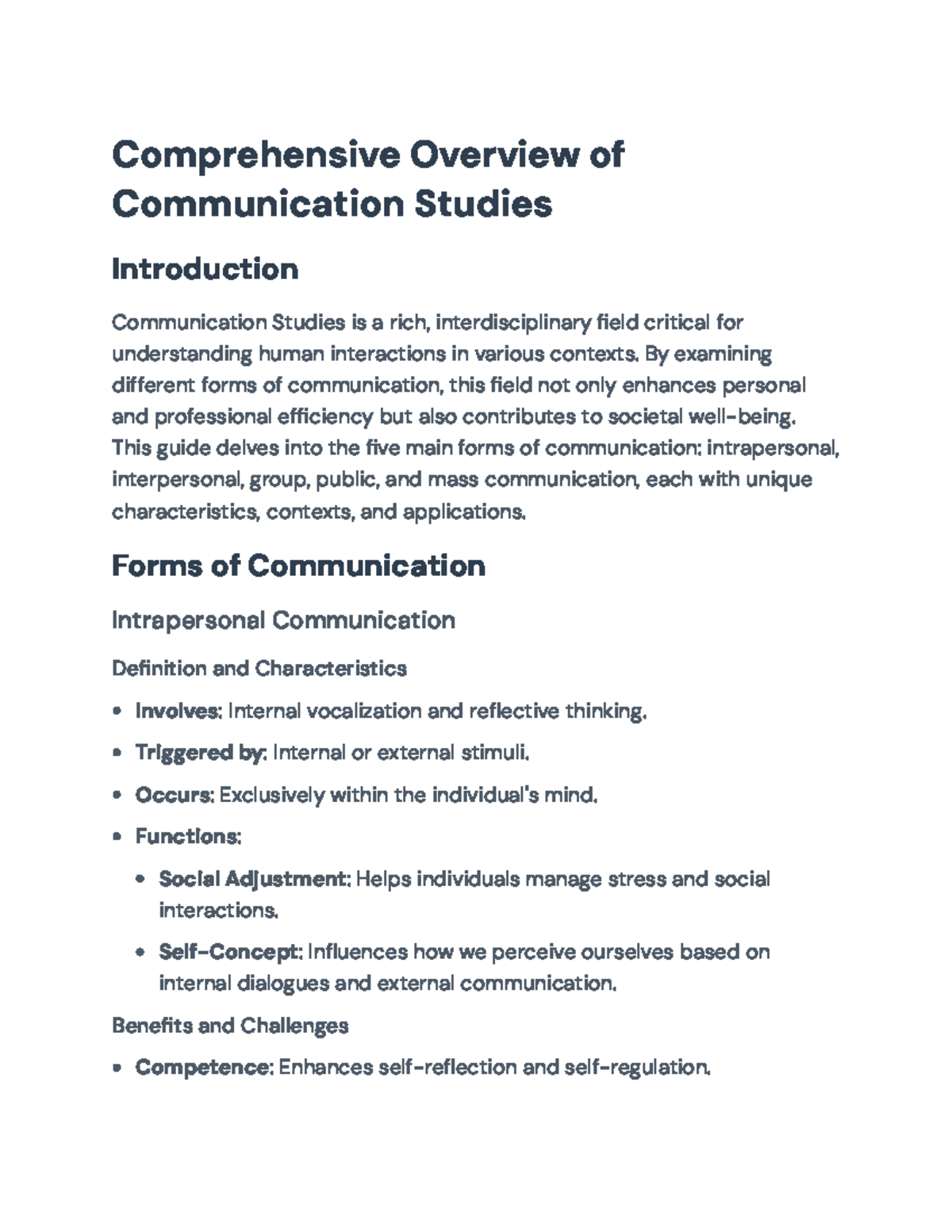Comprehensive Guide on Communication Studies: Forms and Careers ...