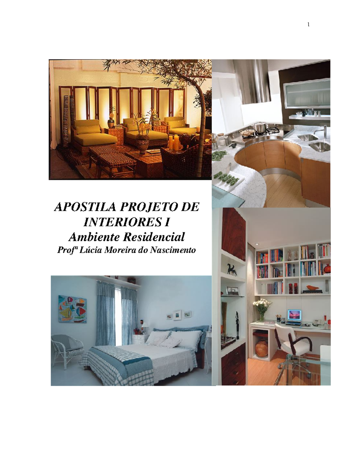 Apostila Projeto DE Interiores I Ambient - APOSTILA PROJETO DE ...