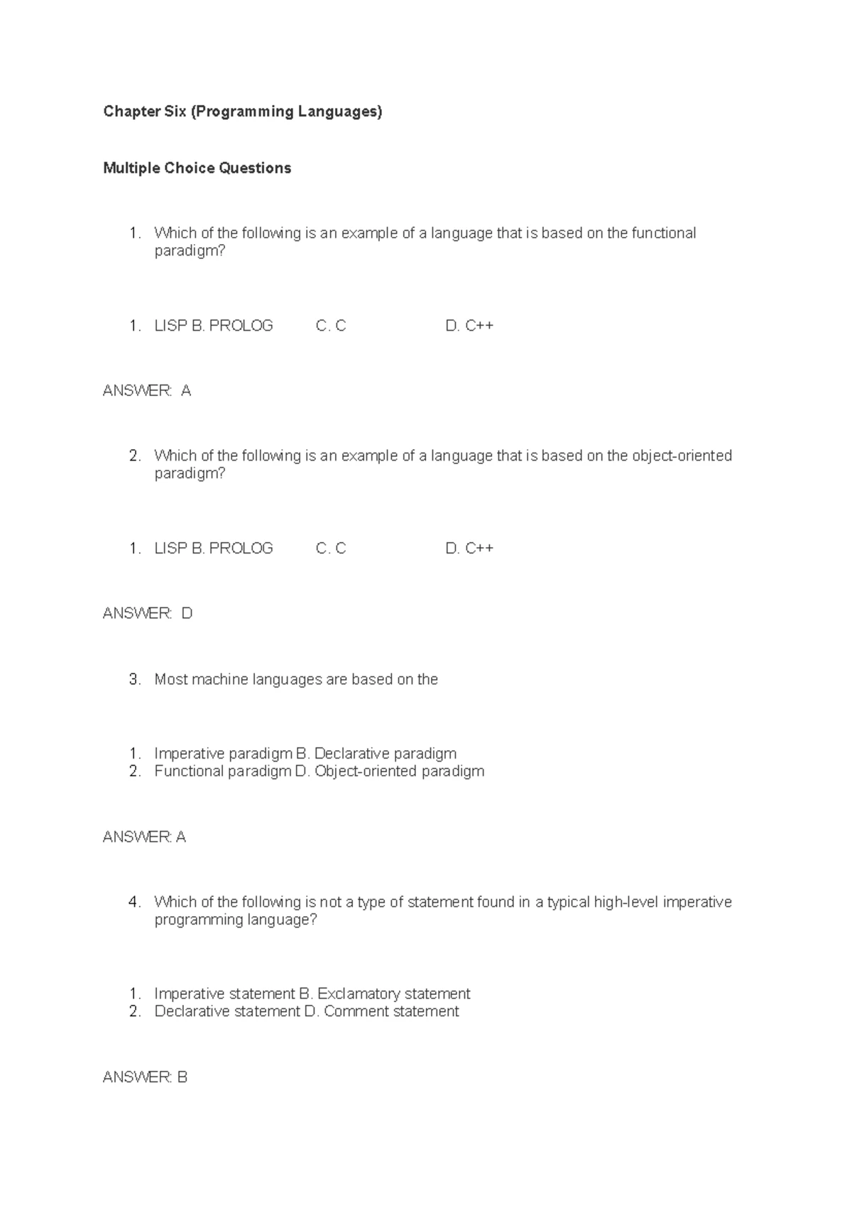 CP104 - Fall 2023 Course Outline: Intro to Programming Summary - Studocu