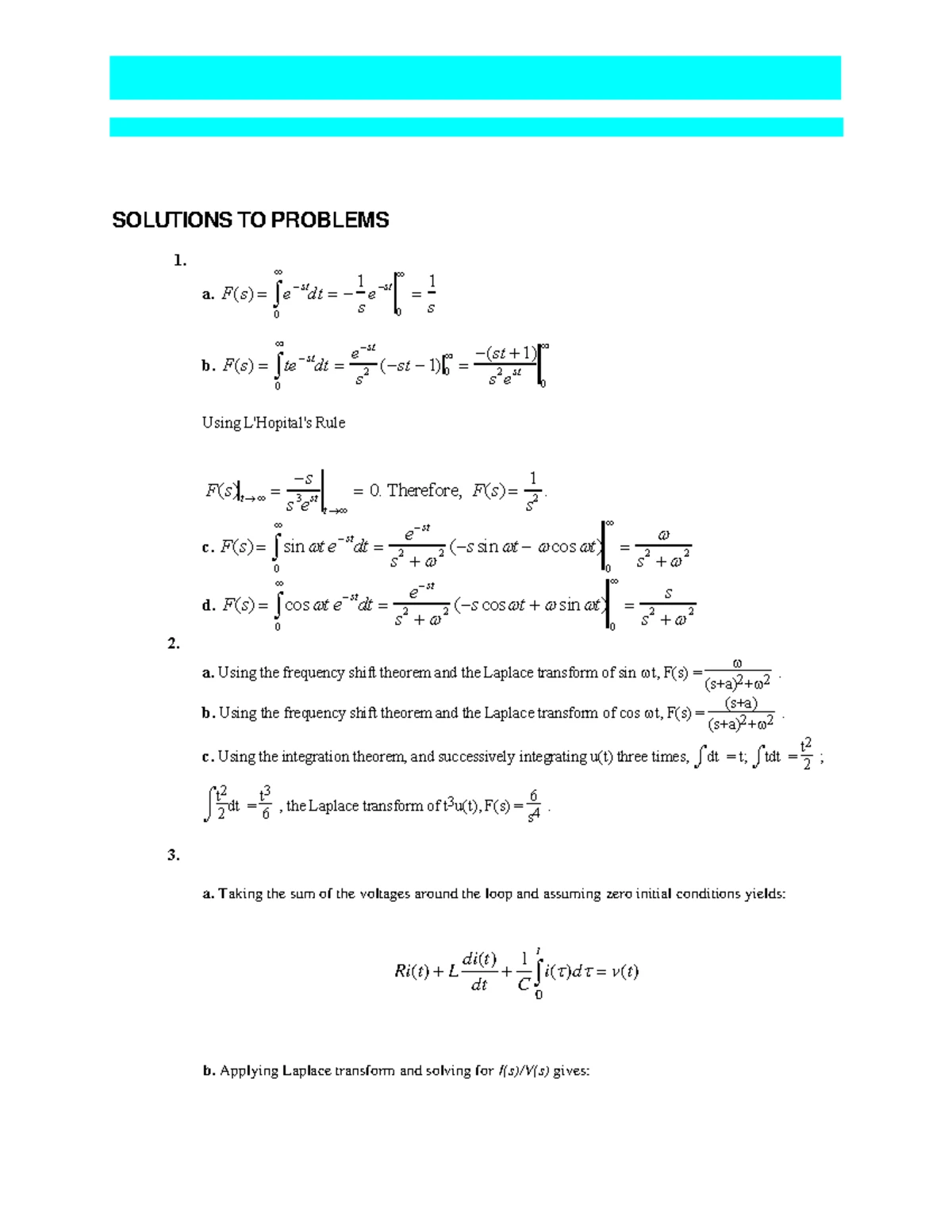Ch-3 - Time Response Notes for System Analysis (ENGR 101) - Studocu