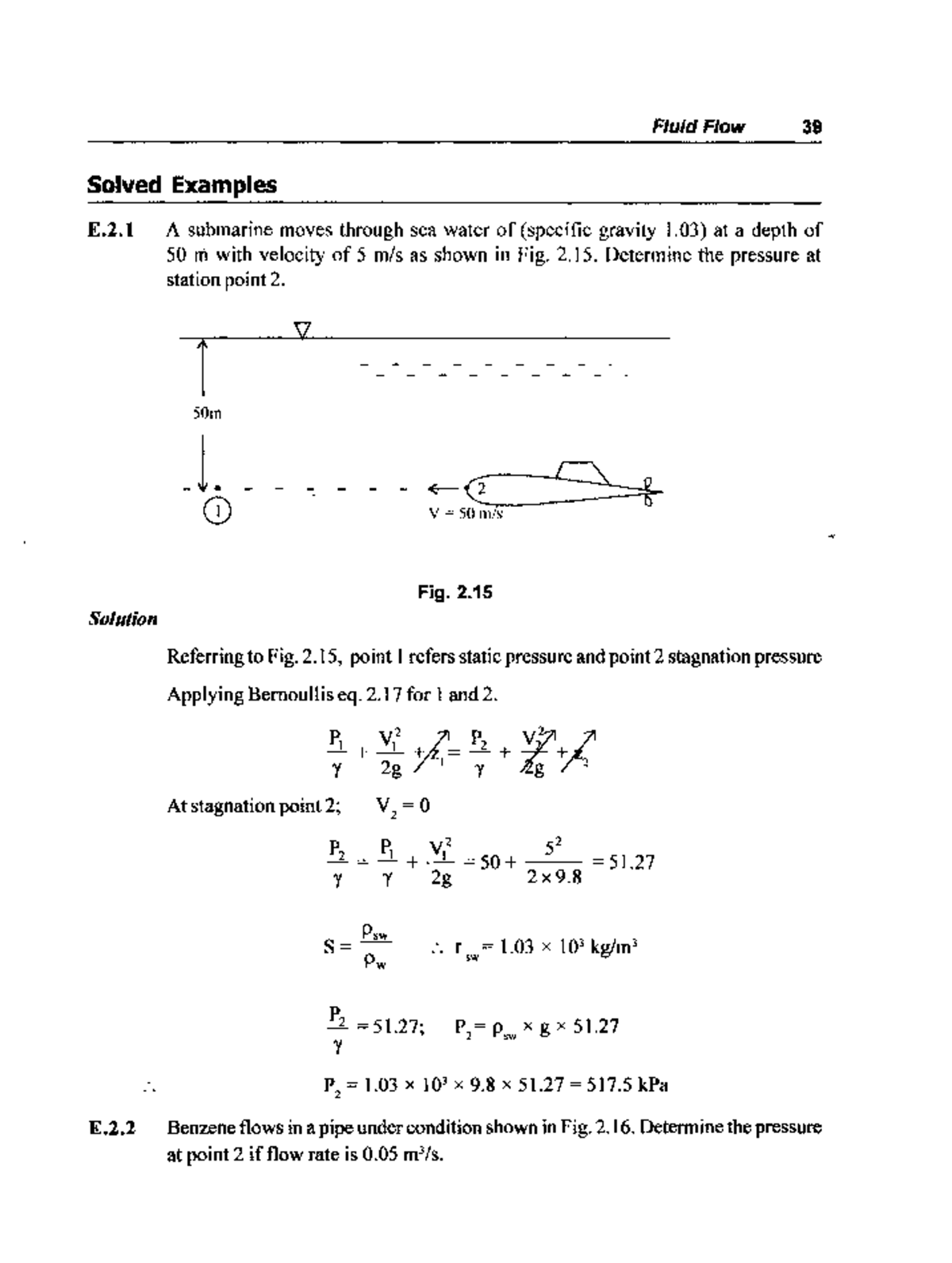 Fluid Mechanics Lecture Notes (10): Flow Calculations & Examples - Studocu