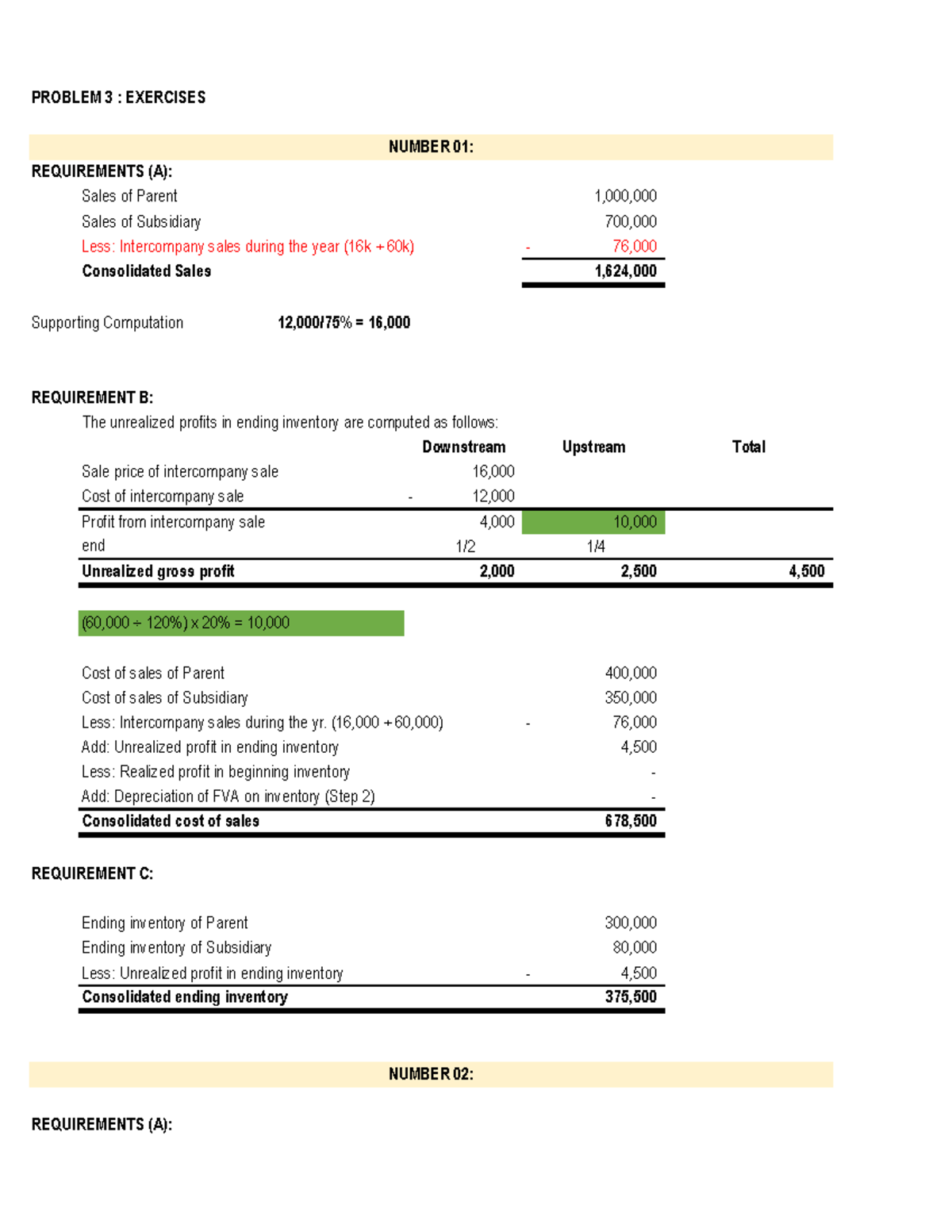 Buscom Chapter 5 Problem 3: Consolidated Financial Statements Analysis ...