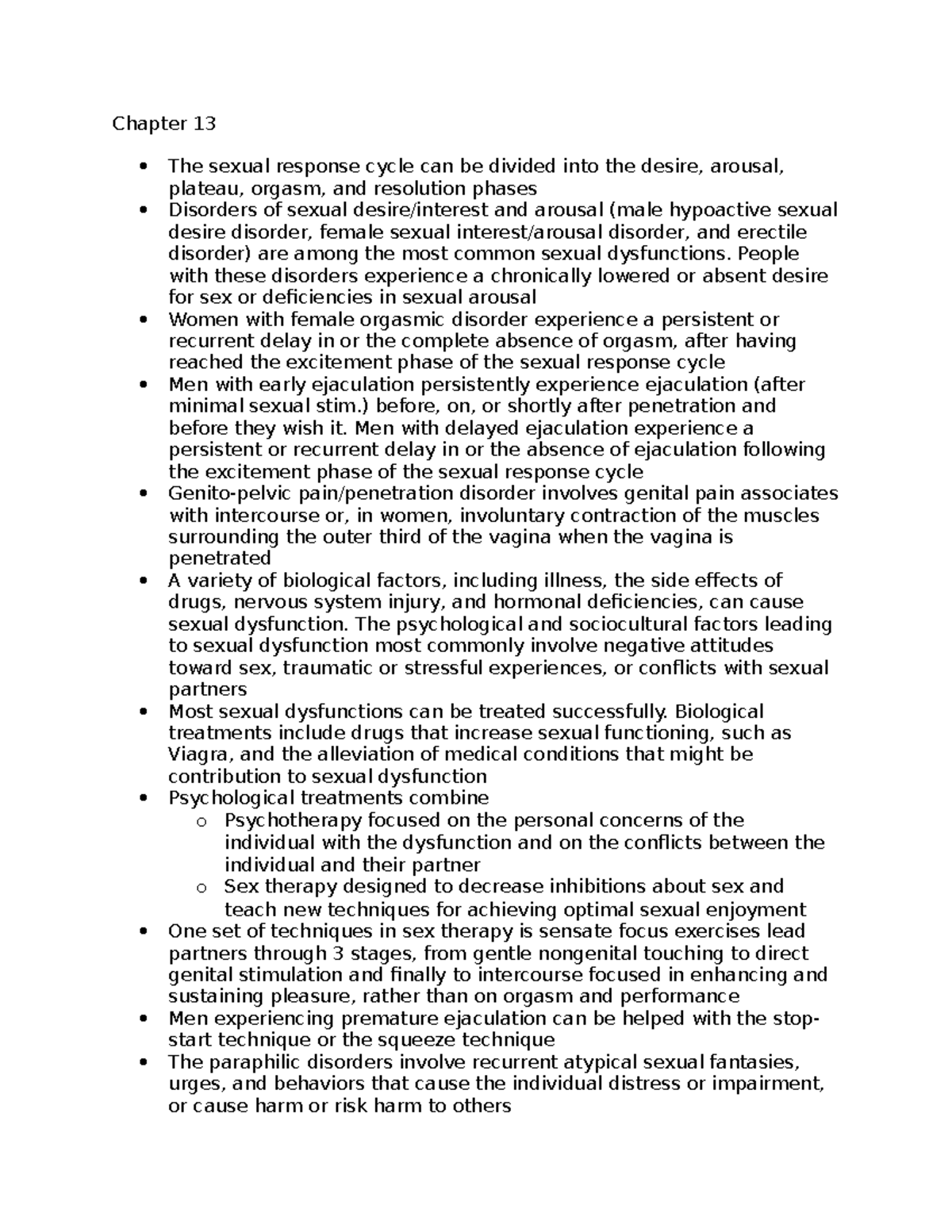 Sexual Dysfunction and Paraphilic Disorders: Insights and Treatments ...