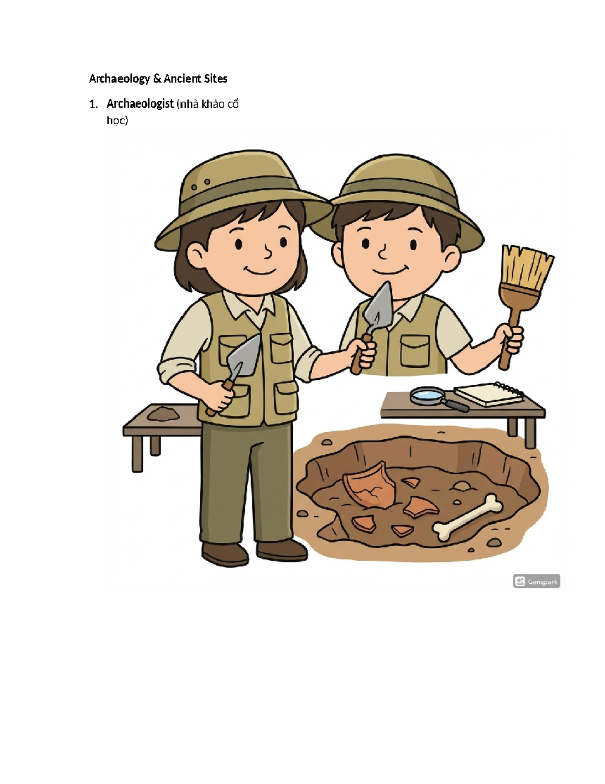 Archaeology Ancient Sites: Key Terms and Tools - Nlk - Studocu