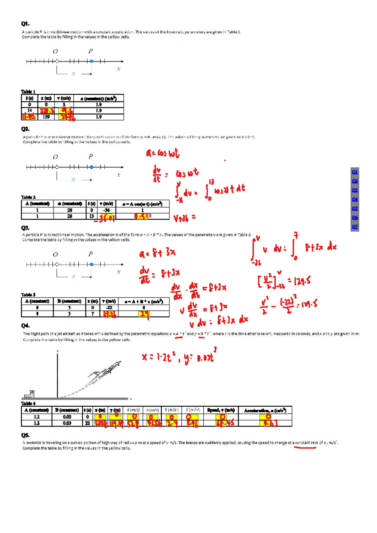MA1001 Quiz 1 - Kinematic Parameters and Motion Analysis - Studocu