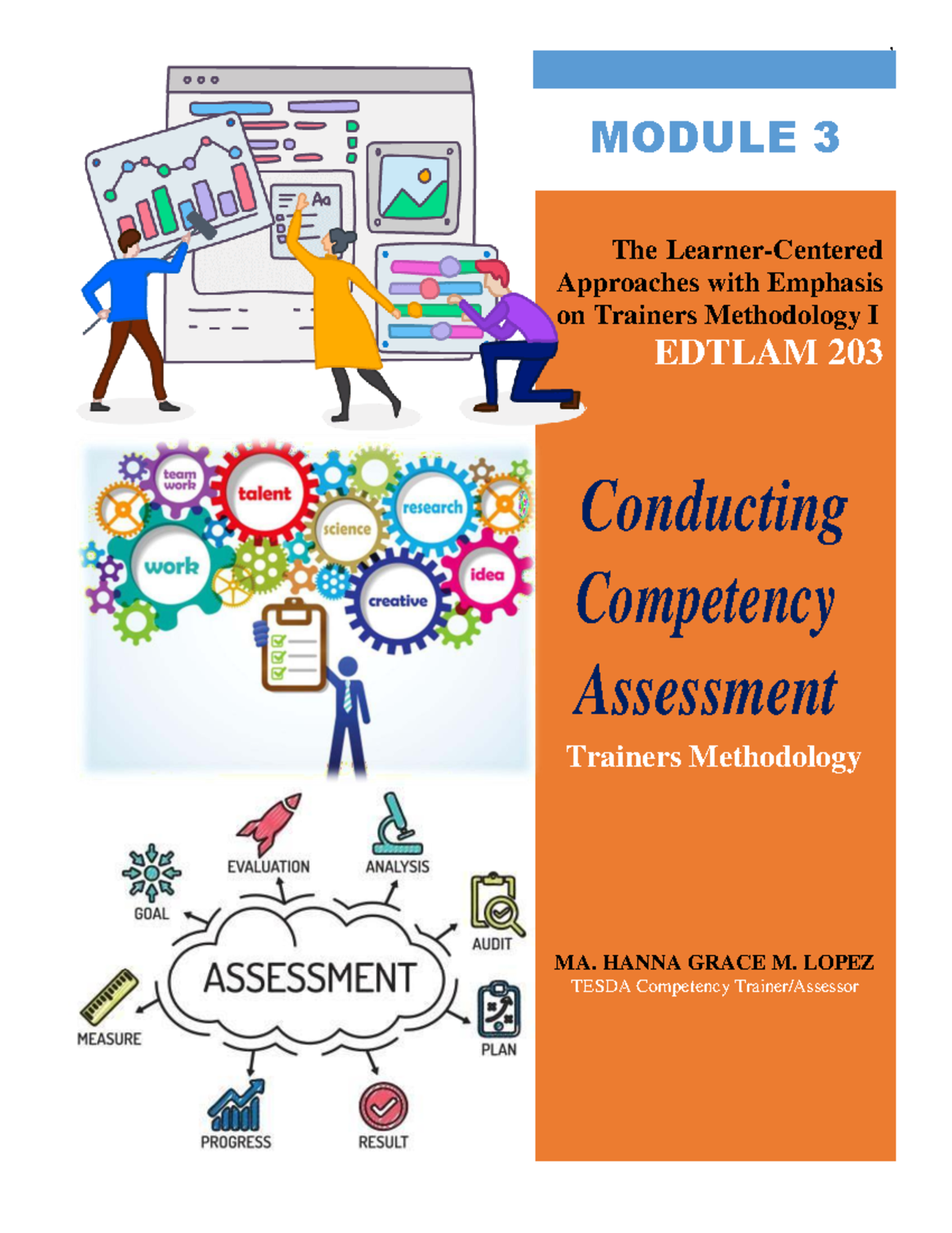 Module 3: Conducting Competency Assessment in Trainers Methodology I ...