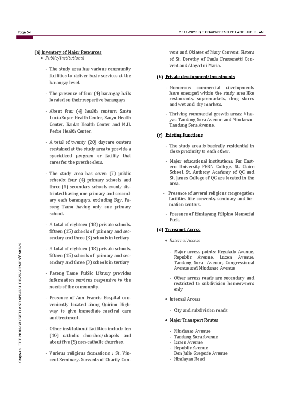 Comprehensive Land Use Plan (CLUP) - Major Resources Inventory - Studocu