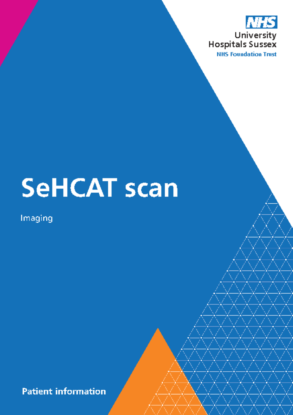 UHSx Patient Info: SeHCAT Scan Guide (Ref. 2582) - Studocu