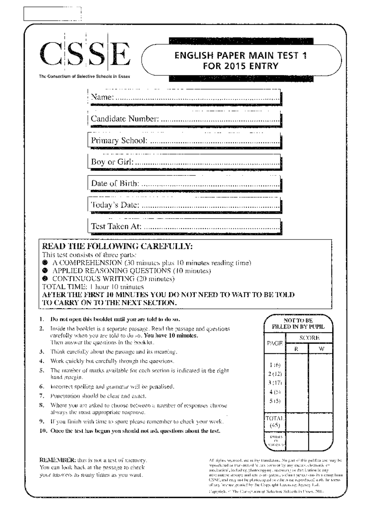 Combined Questions for English - Study Guide - Studocu