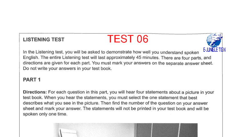 ĐỀ SỐ 6 IIG - GIẢI CHI TIẾT TEST 06 - Studocu