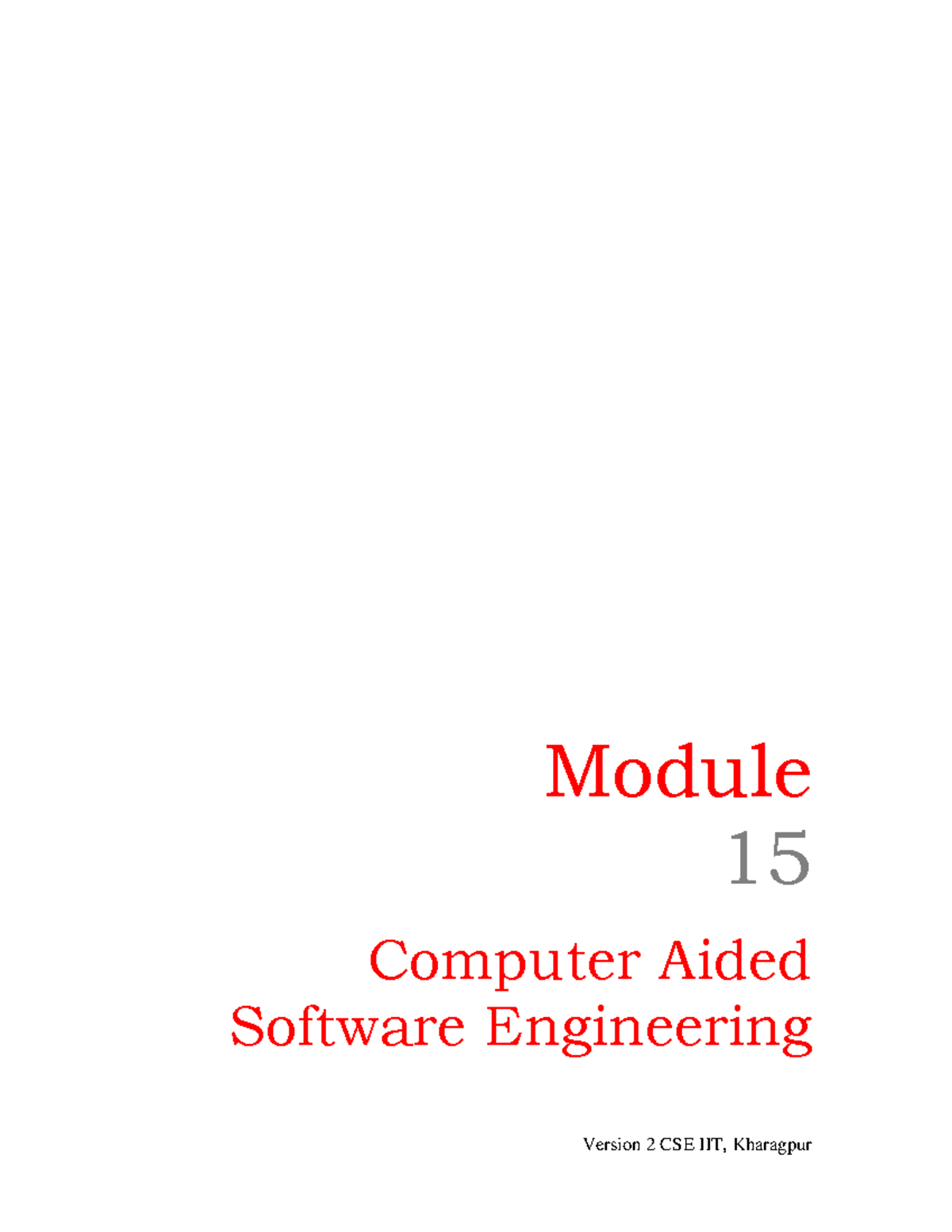 Module 15: Understanding CASE Tools and Their Benefits in Software ...