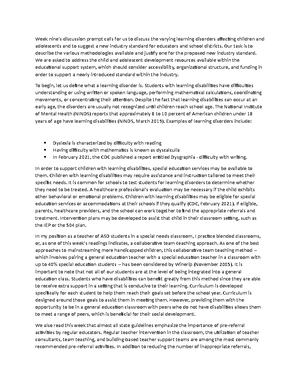 PSY638 - SNHU - Child and Developmental Psychology Seminar